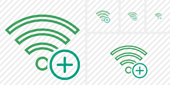 Wi Fi Green Add Icon