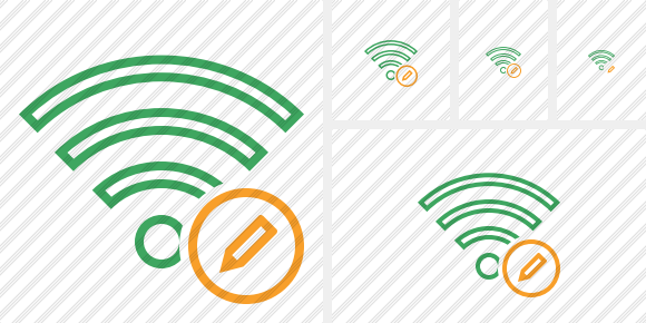Wi Fi Green Edit Icon
