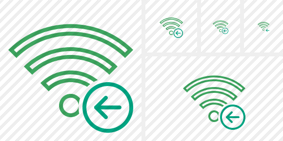 Wi Fi Green Previous Icon