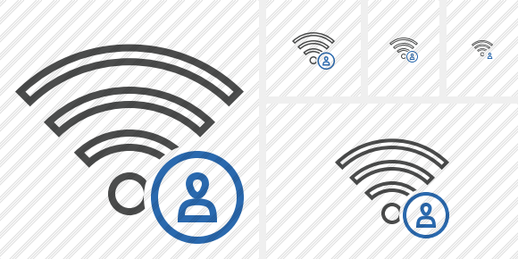 Wi Fi User Icon