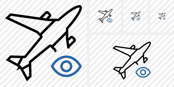 Airplane View Icon