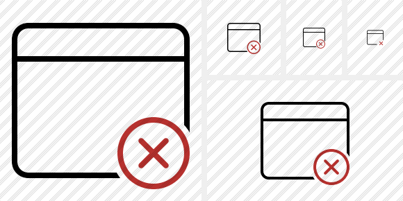 Application Cancel Icon