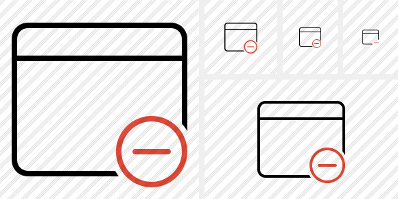 Application Remove Icon