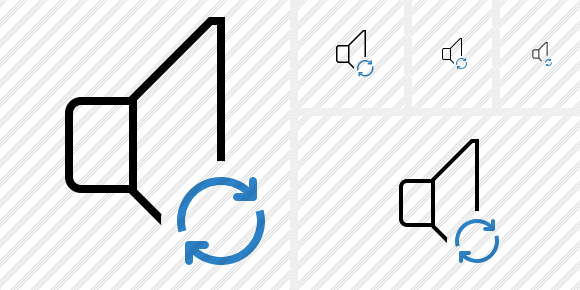 Audio Refresh Icon