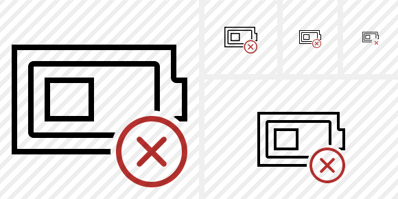 Battery Cancel Icon