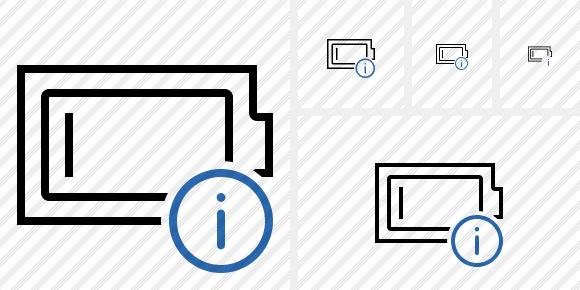 Battery Empty Information Icon