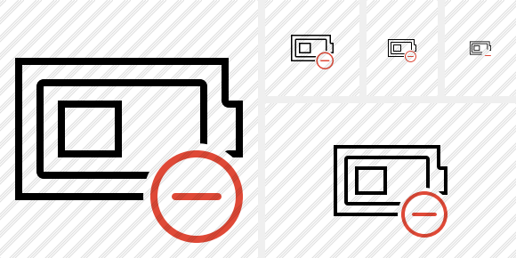 Battery Remove Icon