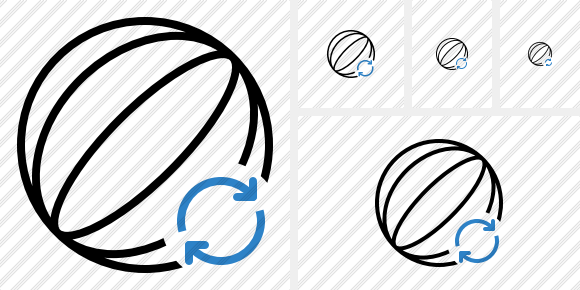 Beach Ball Refresh Icon