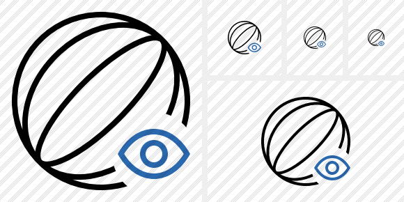 Beach Ball View Icon