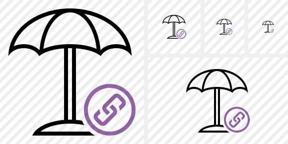 Beach Umbrella Link Icon