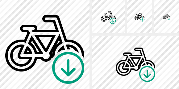 Bicycle Download Icon