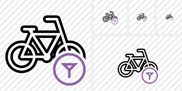 Bicycle Filter Icon