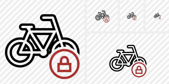 Bicycle Lock Icon