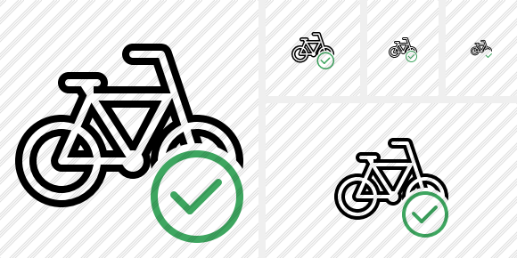 Bicycle Ok Icon