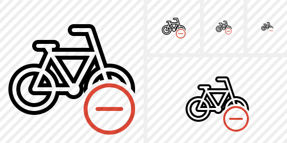 Bicycle Remove Icon