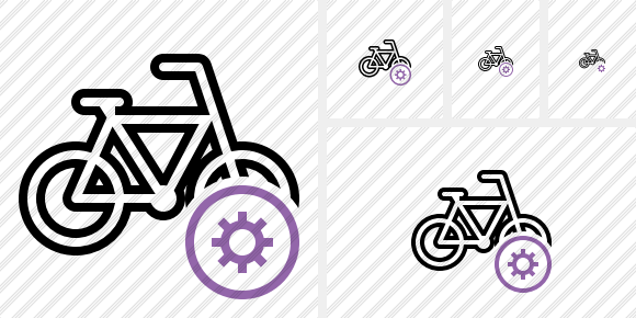 Bicycle Settings Icon