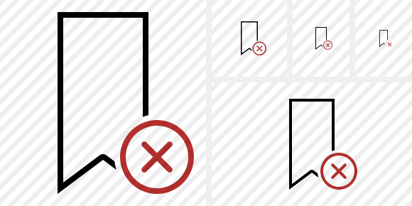 Bookmark Cancel Icon