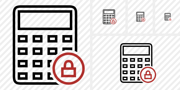 Calculator Lock Icon