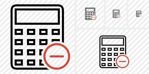 Calculator Remove Icon