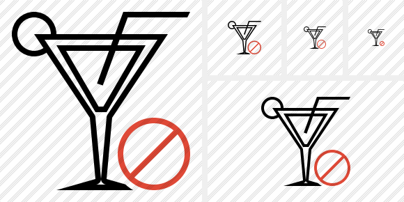 Cocktail Block Icon