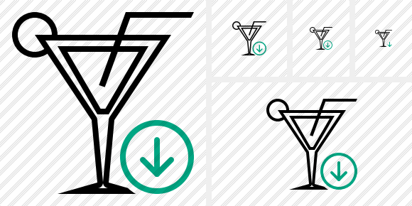 Cocktail Download Icon