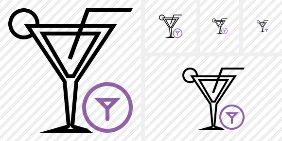 Cocktail Filter Icon