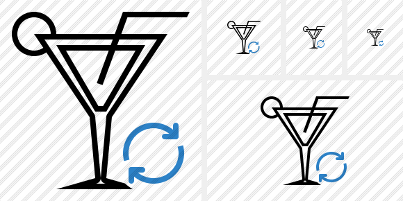 Cocktail Refresh Icon