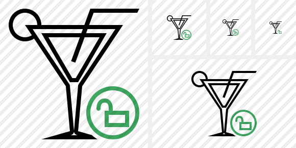 Cocktail Unlock Icon