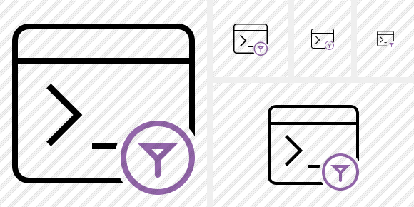 Command Prompt Filter Icon