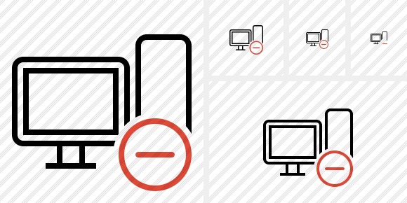 Computer Remove Icon
