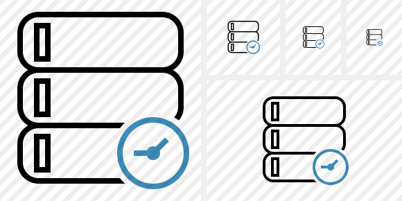 Database Clock Icon