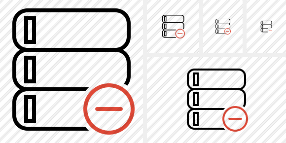 Database Remove Icon