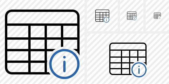 Database Table Information Icon