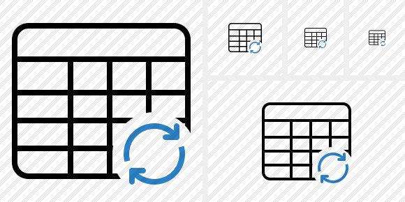 Database Table Refresh Icon