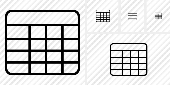 Database Table Icon