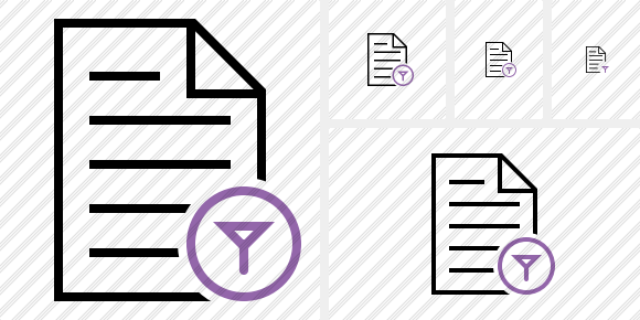 Document Filter Icon