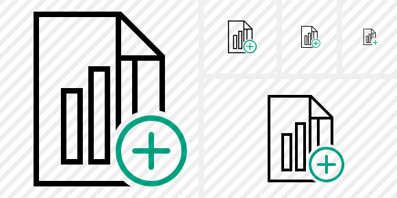 File Chart Add Icon