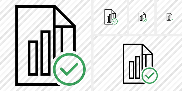 File Chart Ok Icon