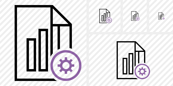 File Chart Settings Icon