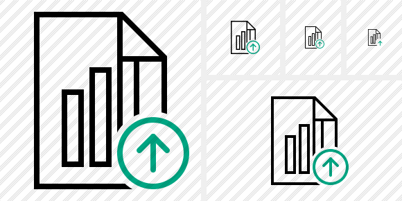 File Chart Upload Icon