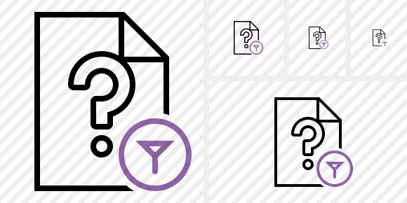 File Help Filter Icon