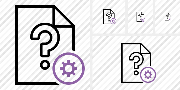 File Help Settings Icon