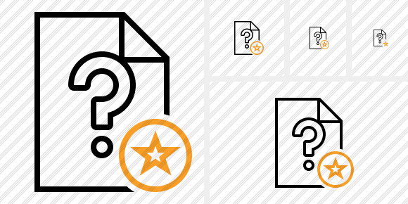 File Help Star Icon