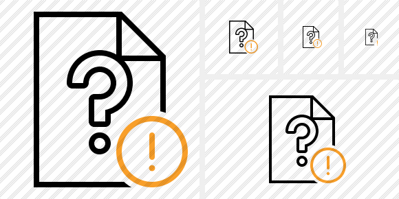 File Help Warning Icon