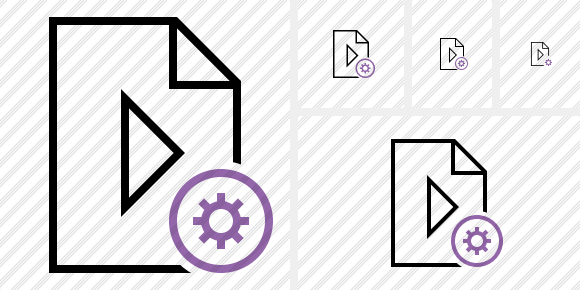 File Movie Settings Icon