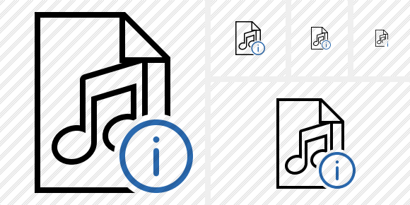 File Music Information Icon