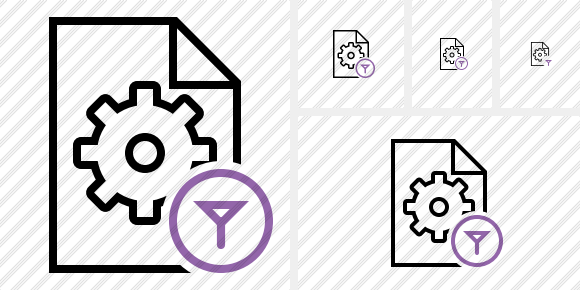 File Settings Filter Icon