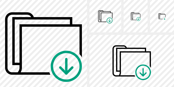 Folder Documents Download Icon
