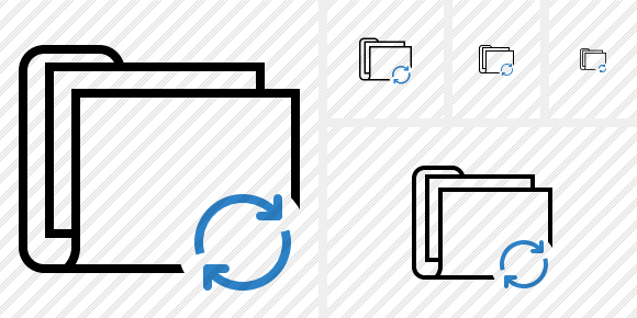 Folder Documents Refresh Icon