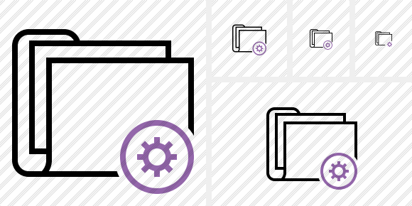 Icone Folder Documents Settings